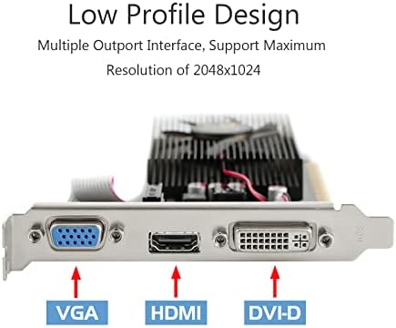 Q ТРИ видео карта NVIDIA GT 730, 4 GB, DDR3, 128 Bit, DVI-I, HDMI, VGA, Видео карта за КОМПЮТЪР, PCI Express