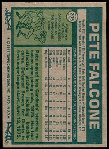 1977 Topps 205 Бр Фалконе Сейнт Луис Кардиналс (Бейзболна картичка) NM /MT Кардиналс