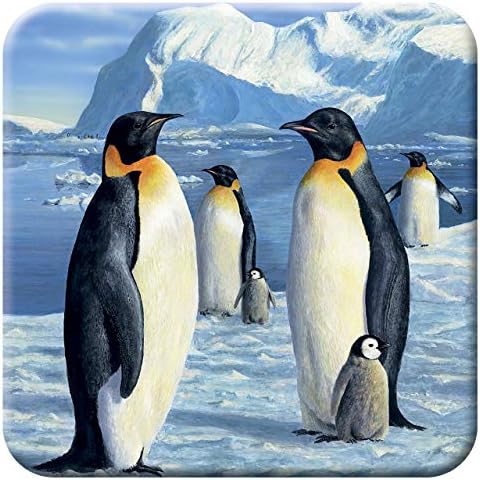 3D corkboard поставка LiveLife - Antarctic Majesty от Deluxebase. Линзовидная 3D поставка за пингвините от корк.