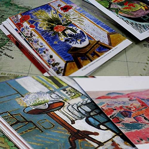Красивите Художествени картички комплект от 30 картички Анри Матис variety pack Известни Пейзажи, 4 x 6 инча
