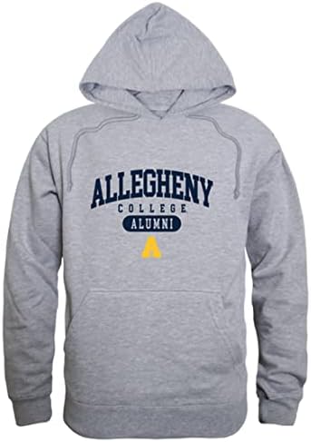 Hoody-пуловер за завършилите Allegheny College Gators с качулка - Вересково-Сив, Средно