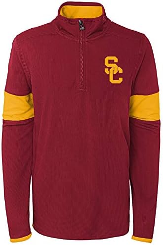 Университета на Южна Калифорния Автентично облекло Младежки пуловер с цип NCAA University of Southern California