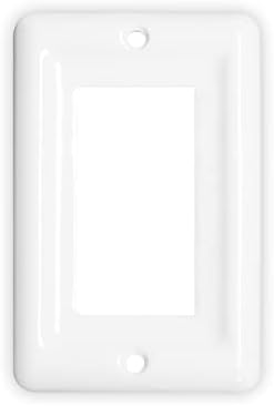 XVQ Керамични Переключающие плоча Капачки на Контакти на Кутията переключающей плоча Бяла (Един Декоратор)