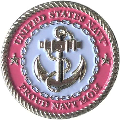 Монета на Повикване на ВМС на САЩ USN Proud Navy Mom