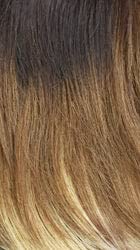 Това е перука от синтетична коса със средна дължина, с кудрявыми swirls - буйни перука (1B)