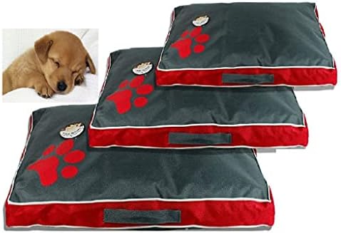 SCDZS Моющаяся легло за голямо куче, Мека възглавница за голямо куче, дизайн на лапи за домашен любимец, Уютен