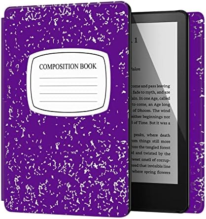 Калъф TNP за 6-инчов чисто нов Kindle (2022 година на издаване) 11-то поколение, лилаво съставна корица-награда,