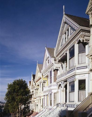 Исторически находки Снимка: Рядные дом, Сан Франциско, Калифорния, Калифорния, Архитектура, Карол Хайсмит, 1980-2006