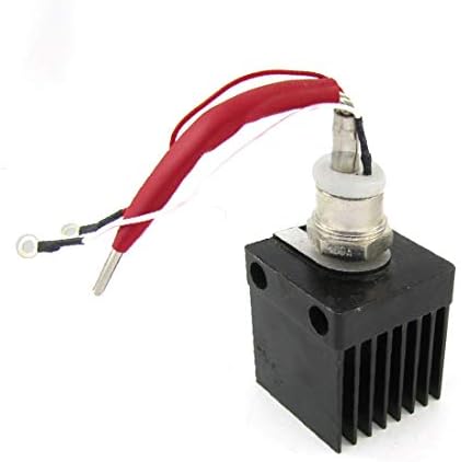 Тиристор управление на фазата на X-DREE KP100A 1600V 100A един тип с черен радиатор (Тиристор управление на