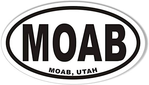 Овални Стикер върху Бронята на Moab