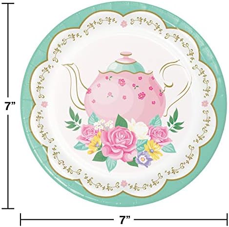 Десертни Чинии за цветята-Чай, 24 карата
