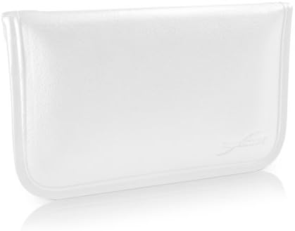 Калъф BoxWave за LG K8S (Case by BoxWave) - Луксозен Кожен калъф-месинджър, Дизайн своята практика-плик от изкуствена