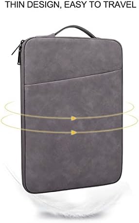 ZLVWB Чанта за лаптоп от изкуствена кожа, 13, 14, 15, 15,6 инча, калъф за лаптоп, Дамски калъф за компютър (Цвят: