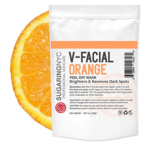 Желейная маска за лице Портокалова с елементи на Портокал V-Лицето от Sugaring ню йорк 7 грама 200 грама