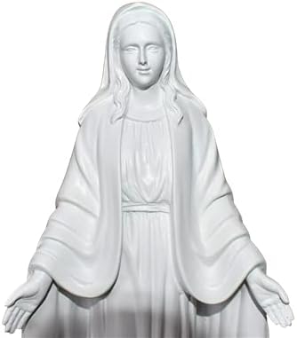 Богородица Благодатта на Пресвета Дева Майка на Мария Католически Религиозни Подаръци Бял Цвят От Смола 10-Инчов Статуетка Бижу Във формата на Фигурки