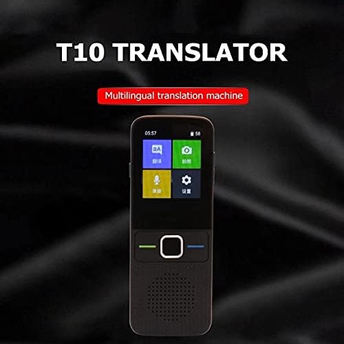 CZDYUF T10 Автономен преводач в реално време, преводач 137 езици, портативен умен гласов преводач за обучение