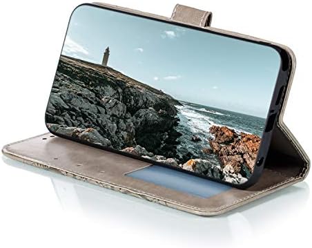 OOPKINS е Съвместим с Samsung Galaxy A14 5G Флип калъф, Galaxy A14 5G Чанта-портфейл с отпечатан под формата