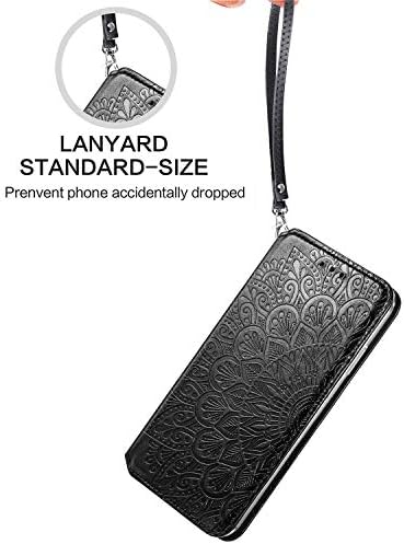 Чанта-портфейл XYX за Samsung S23, Калъф-награда за телефон от изкуствена кожа с цветен модел и притежател на