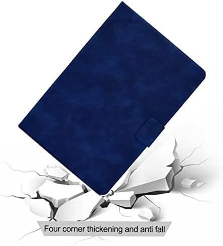 Съвместимост с/Уплътнител за таблет Samsung Galaxy Tab S8 11 инча 2022 (SM-X700/SM-X706)/S7 2020 г. (SM-T870/T875) Магнитен чанта-портфейл със сгъваща се стойка DDCS15 (син)
