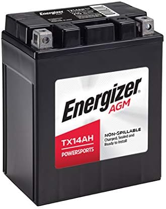 Батерията Energizer TX14AH AGM ATV и UTV 12V, мощност 210 ампер при студен проворачивании и 12 Ah, заменя: YTX14AH-BS