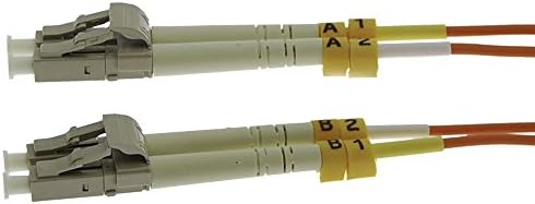 В КОМПЛЕКТ от 3 m, LC/UPC-LC/UPC OM1 мулти-режим Двухшпиндельный Оптичен кабел за Свързване, 1 Опаковка
