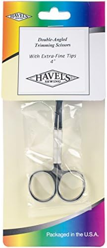 Ножици за Подстригване Havel's с Острия Връх 4 инча Двойно Извита Форма, Липсват