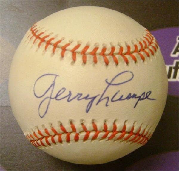 Играта на топка с автограф Джери Лампа (шампион на Американската лига на Янкис, шампион от световните серии