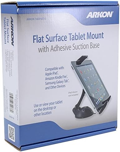 Arkon Tablet Лепкава Всасывающее Закрепване на Предното стъкло или на таблото на Колата за iPad Pro, iPad Air,
