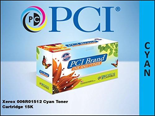 Подмяна на касетата с тонер за принтер, Съвместим с марка PCI, за Xerox 006R01512 Циан Toner Cartridge Yield