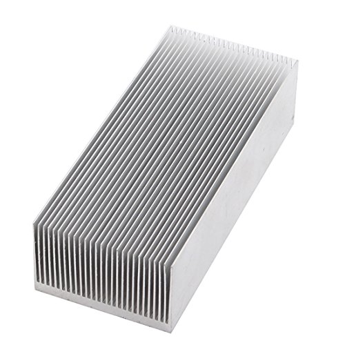 uxcell® Алуминиев радиатор за охлаждане на 150x69x37 мм сребрист цвят