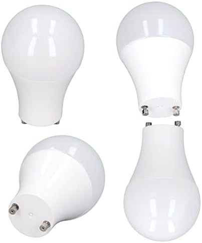 Fafeicy 4 бр. Светодиодна лампа GU24, Энергосберегающая лампа 120 с 2 клипса A19 капацитет 900 Лумена в 4 стила