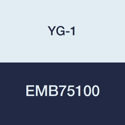 Бележка fresa YG-1 EMB75100 от волфрамов 10,0 мм V7 INOX, 4 Канала, Обичайната Дължина, Топка на върха, дължина