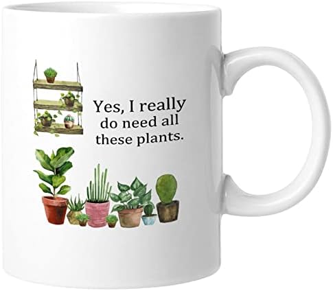 DecStic Да, аз наистина се нуждаят от Всички Тези Растения, Кафеена Чаша, Кактус, Сочни Чаши за Пиене, Чаша