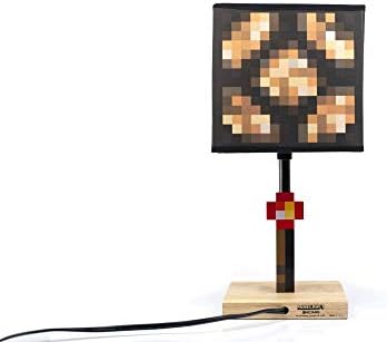Настолна led нощна лампа Minecraft Glowstone 14 инча Дантела - Декоративни, Забавна, Безопасна и Невероятна