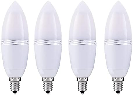 Lxcom Осветление E12 Led лампа 12 W Крушки от 100 Вата Еквивалент на Топло Бяла 3000 До E12 и Свещници База