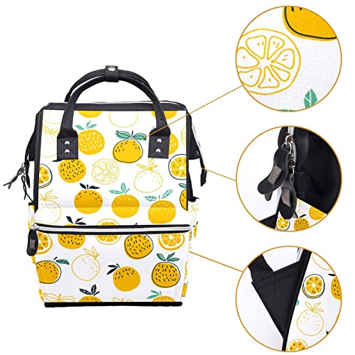 Жълт Лимон Годишният Модел, Чанти-Тоут за Памперси, Раница за Майките, по-Голямата Голям Чанта за Памперси,