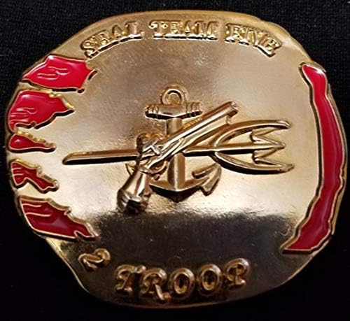 Екип от морски лъвове на ВМС на САЩ 5 2 Отряда Златна Монета Покана във формата на пиратски Даблуна