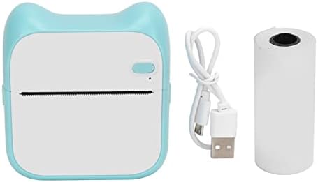 Безжична Bluetooth принтер, Синьо Принтер с Участието на Батерии с Голям Капацитет, USB Зареждане, Отпечатване