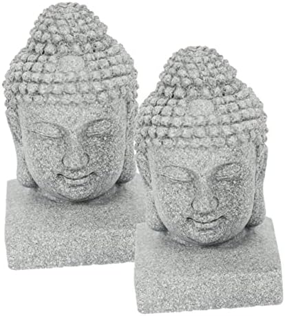 Abaodam 10 бр. декорации във формата на Буда, прах от син камък, витрина на верандата