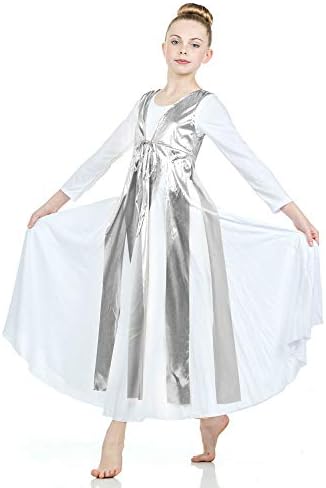 Туника с метален стримером за момичета Danzcue (рокля в комплекта не са включени)