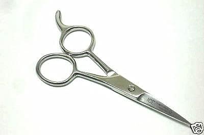 Фризьорски Ножици За Подстригване на Коса с Размер 4,5 инча, Застинало от Лед - Сребрист