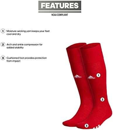 чорапи adidas Rivalry Field Multi Sport на върха на подбедрицата (без рецепта) (2 чифта)