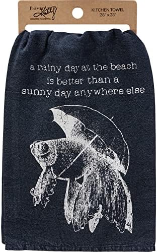 Кухненски кърпи - Дъждовен ден На плажа е най-Добре