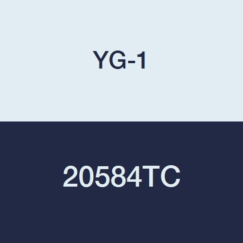 Твердосплавная Бележка fresa YG-1 20584TC, 3 надлъжни Канала, Спирала, 60 градуса, Нормална Дължина, за Довършителни