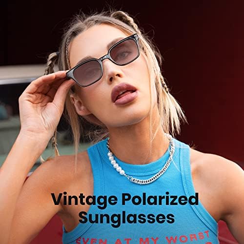 Квадратни Поляризирани Слънчеви Очила Cyxus за Жени И Мъже с Защита от Uv Модни Нюанси