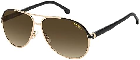 Слънчеви унисекс очила Carrera 1051/S Gold Black/Brown с едно докосване на 61/13/140