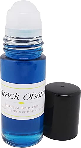 Кьолн-масло за тяло Barack Obama for Men Roll-On [Синьо - 1 унция.]