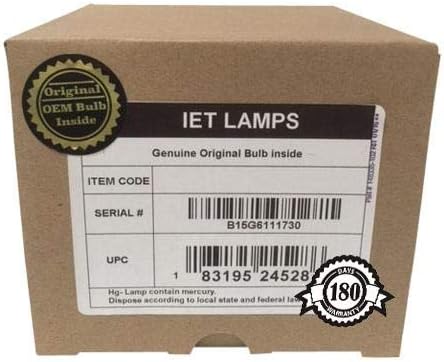 Лампи IET - Истинска оригинална замяна на лампата с корпус OEM за проектор BOXLIGHT MT-40T (Ushio Вътре)