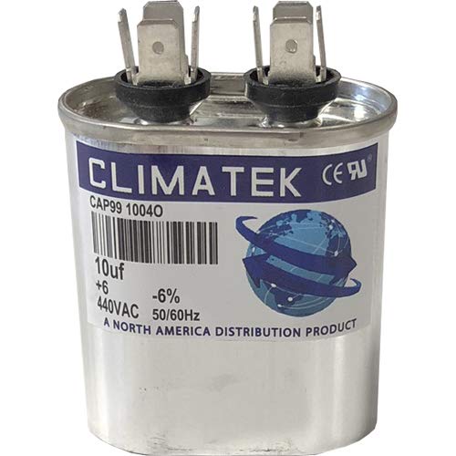 Овална кондензатор ClimaTek - подходящ за Руски C3S10| 10 icf MFD 370/440 Волта променлив ток