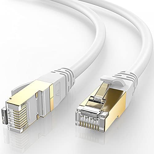 Кабел Cat 8 Ethernet дължина от 6 фута, Високоскоростен Пластир кабел Gigabit lan Мрежов Ethernet-кабел със